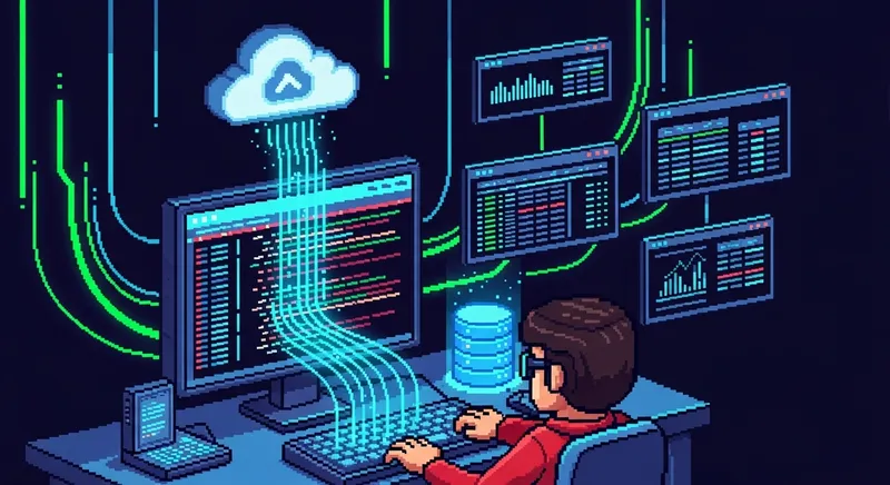 Cloud data streaming into code — the API pipeline in action